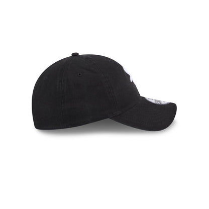 Chicago White Sox Black 9TWENTY Adjustable Hat