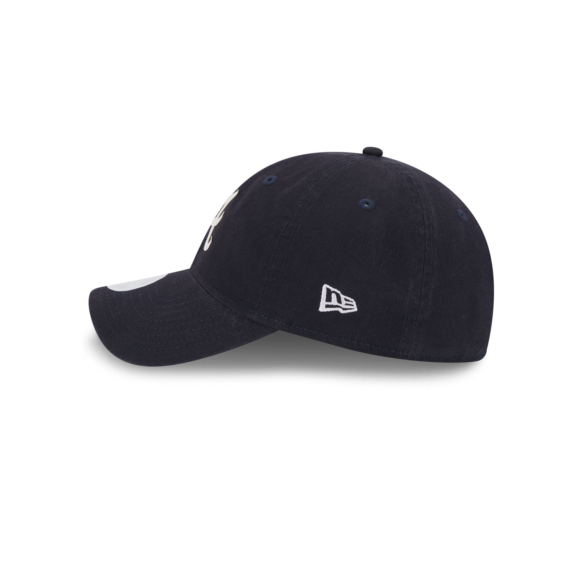Atlanta Braves Glitter Logo Women's 9TWENTY Adjustable Hat