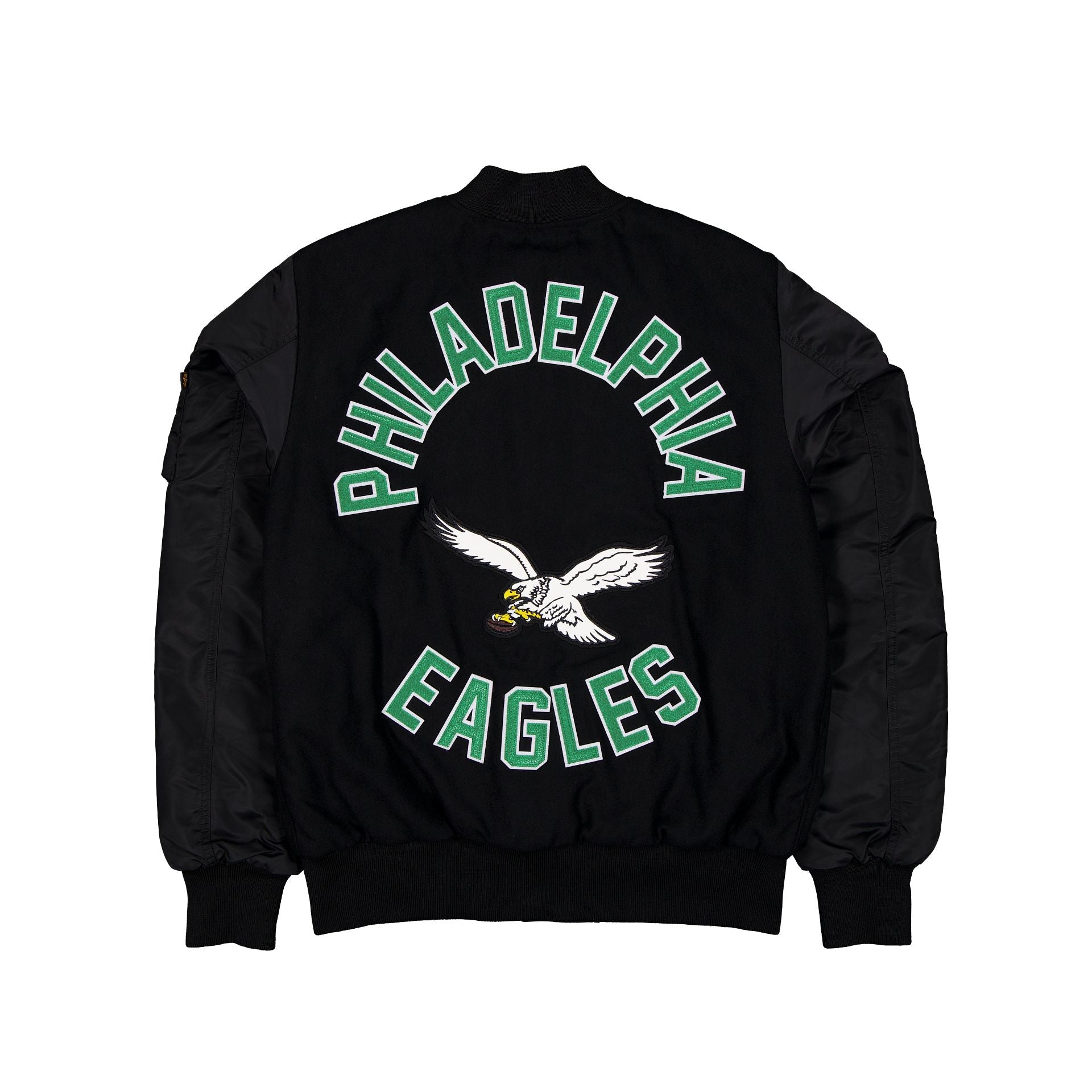 Alpha Industries x Philadelphia Eagles Historic MA-1 Wool Varsity Jacket