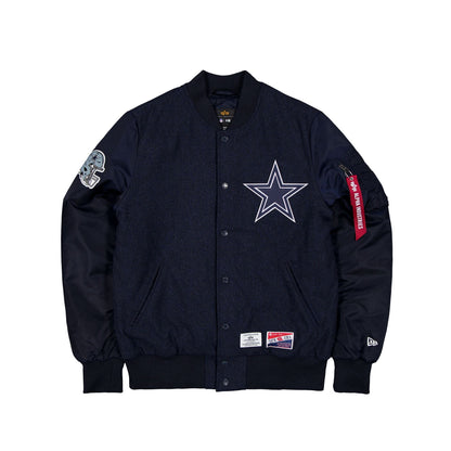 Alpha Industries x Dallas Cowboys MA-1 Wool Varsity Jacket