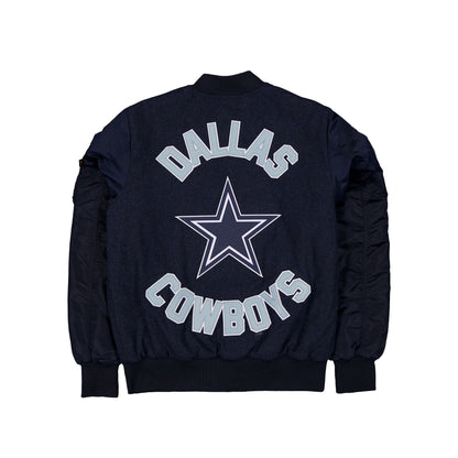 Alpha Industries x Dallas Cowboys MA-1 Wool Varsity Jacket