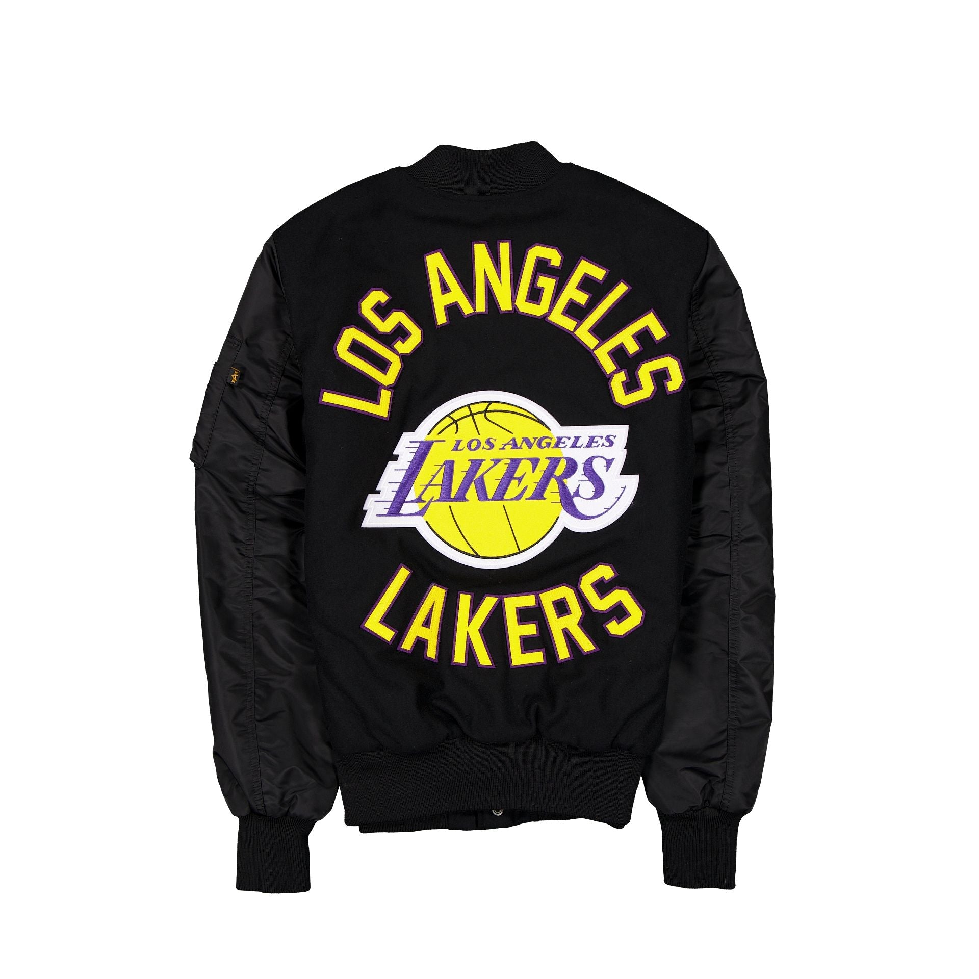 Alpha Industries x Los Angeles Lakers MA-1 Wool Varsity Jacket