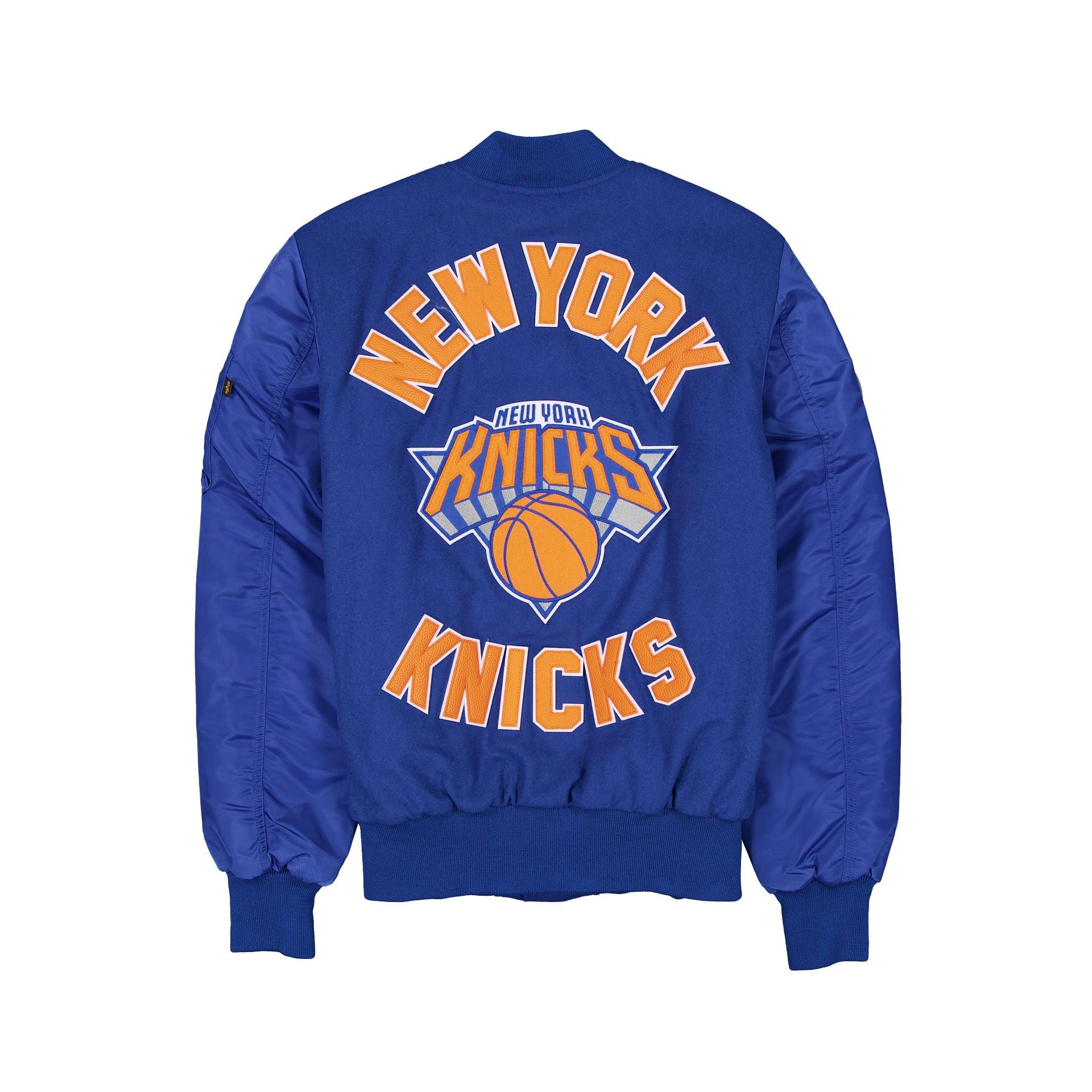 Alpha Industries x New York Knicks MA-1 Wool Varsity Jacket