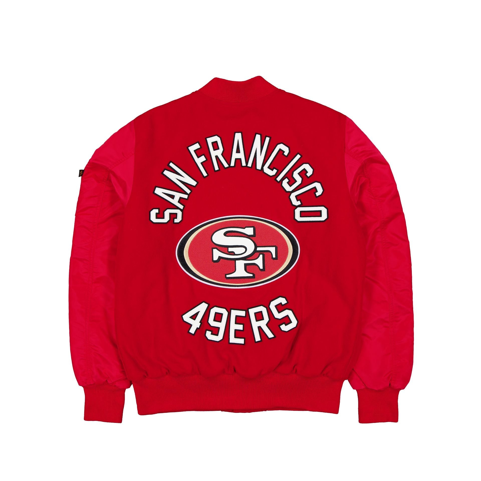 Alpha Industries x San Francisco 49ers MA-1 Wool Varsity Jacket