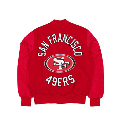 Alpha Industries x San Francisco 49ers MA-1 Wool Varsity Jacket
