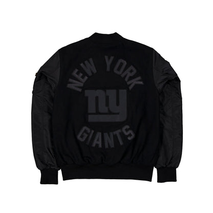 Alpha Industries x New York Giants MA-1 Wool Varsity Jacket Black
