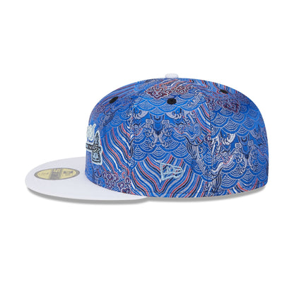 Atlanta Braves Wave Fill 59FIFTY Fitted Hat