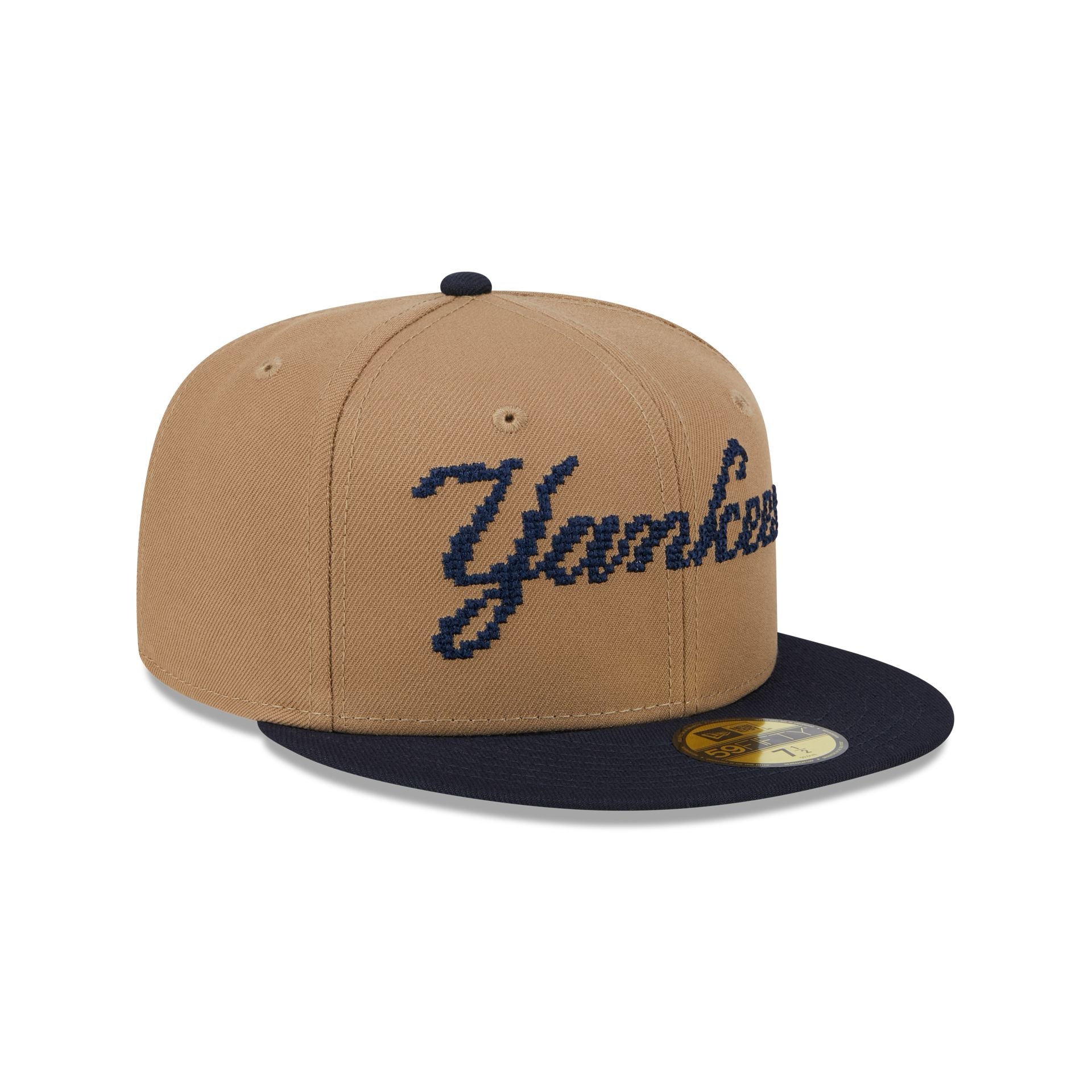 New York Yankees Classic 8-Bit Wordmark 59FIFTY Fitted Hat