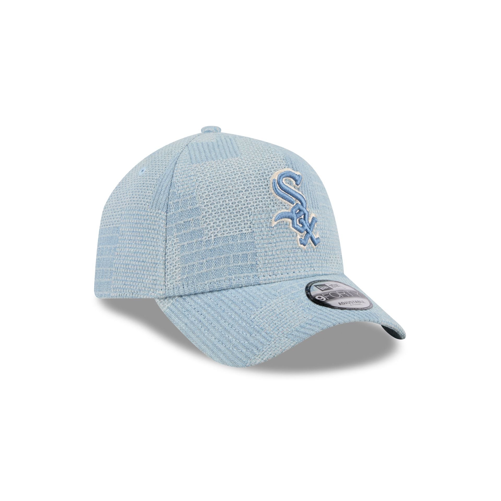 Chicago White Sox Logo Essentials Denim 9FORTY A-Frame Snapback Hat