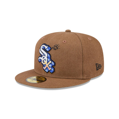 Chicago White Sox Logo Scribble 59FIFTY Fitted Hat