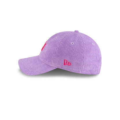 New York Yankees Women's Lavender Cord 9TWENTY Adjustable Hat