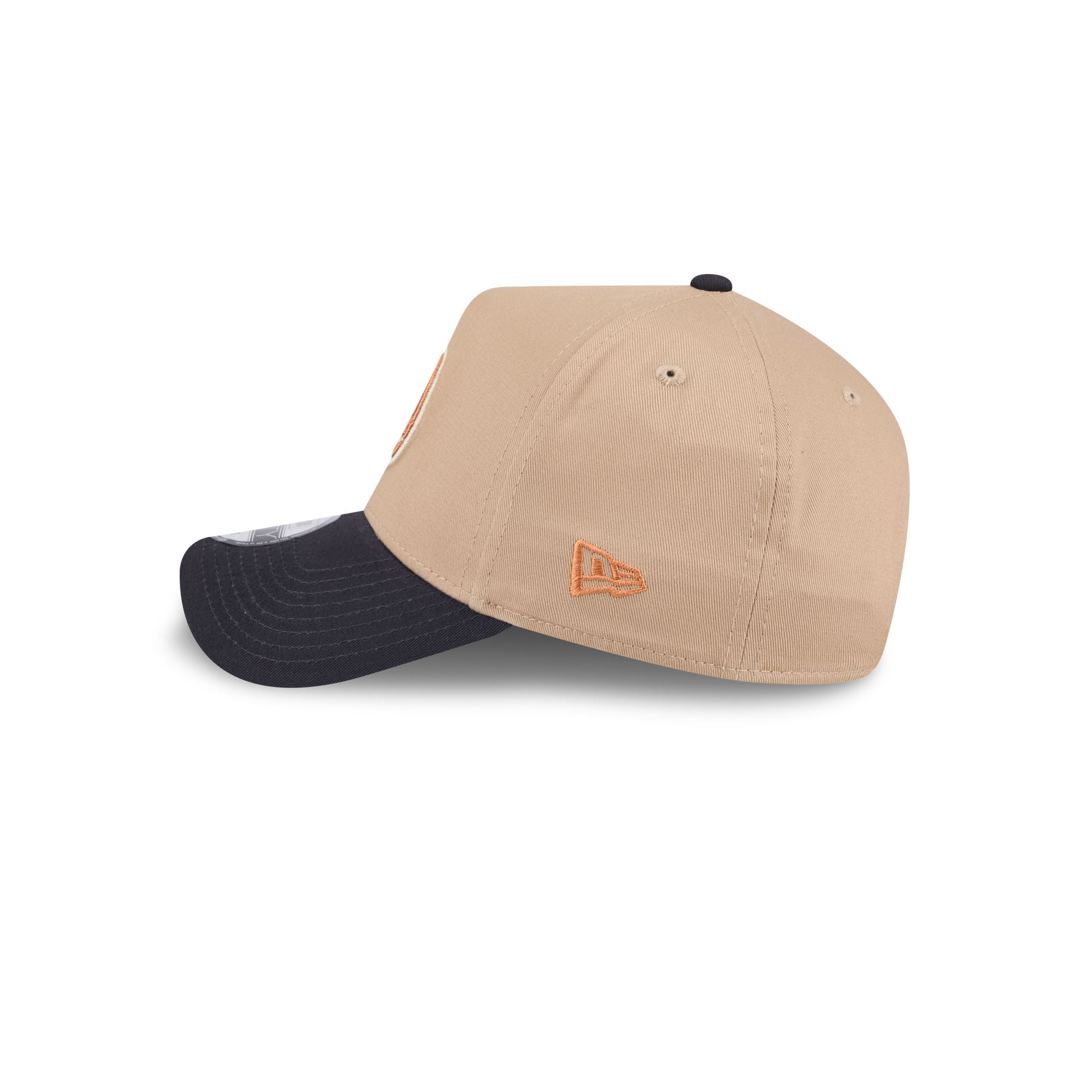New York Yankees Beige Khaki 9FORTY A-Frame Snapback Hat