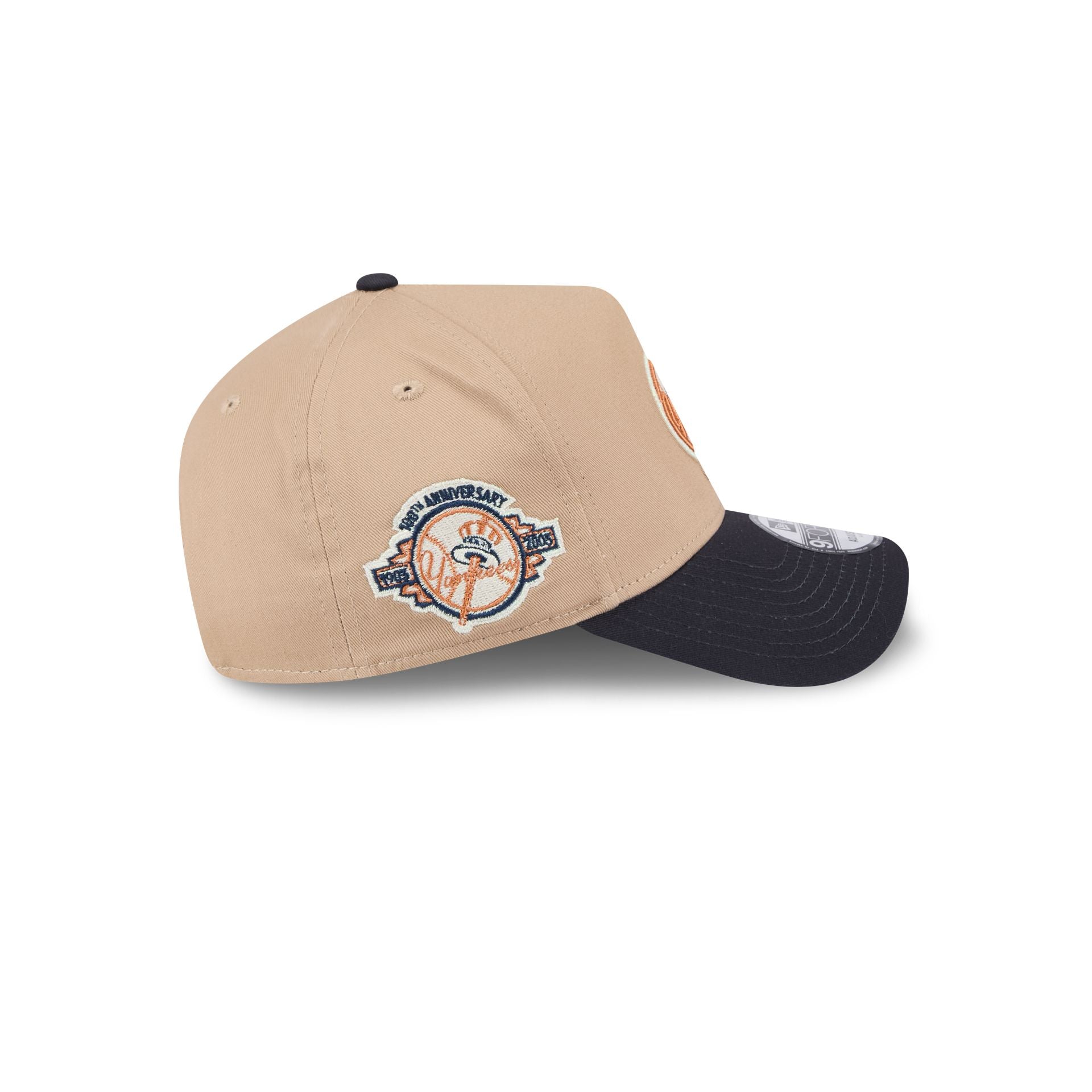 New York Yankees Beige Khaki 9FORTY A-Frame Snapback Hat
