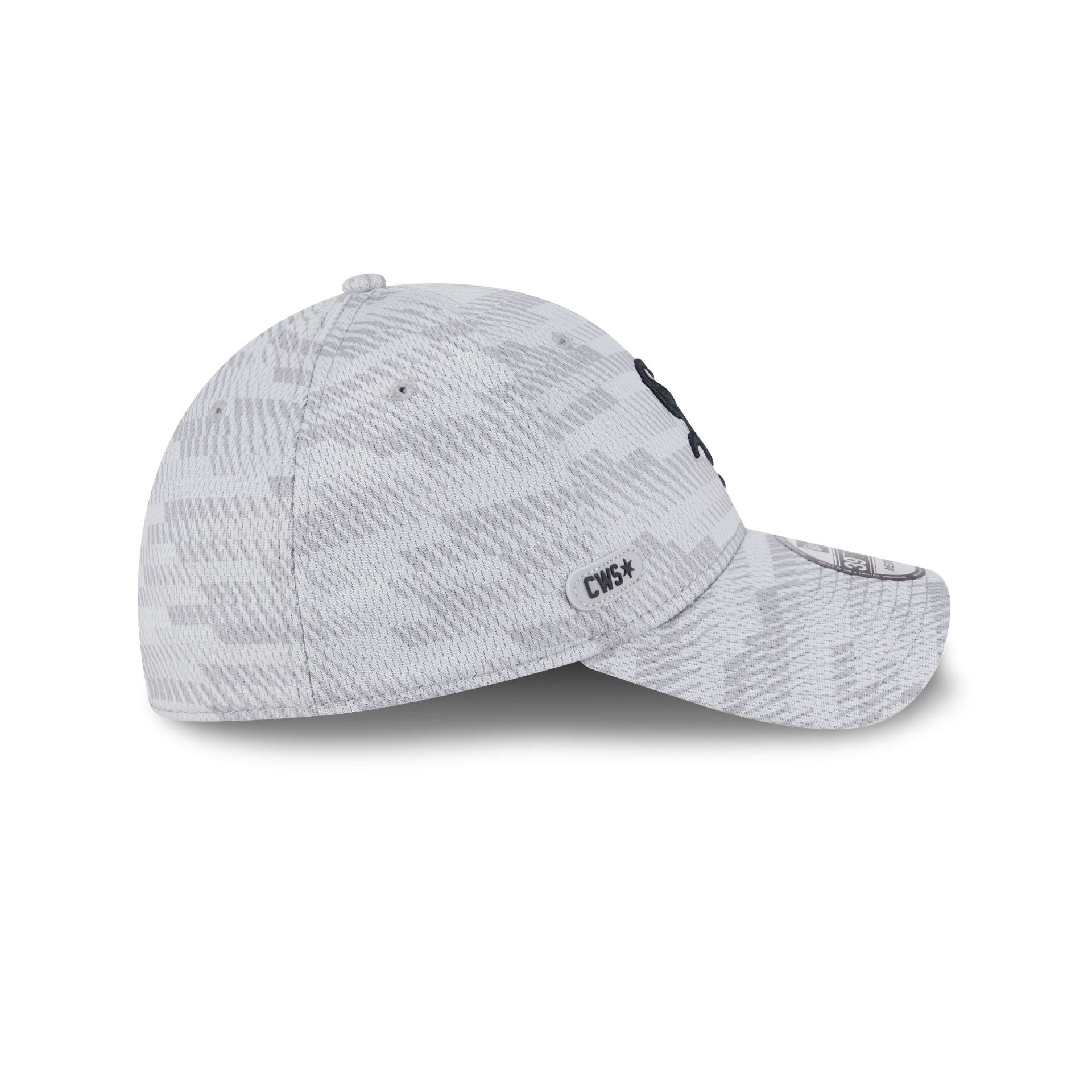 Chicago White Sox 2025 Clubhouse Gray 39THIRTY Stretch Fit