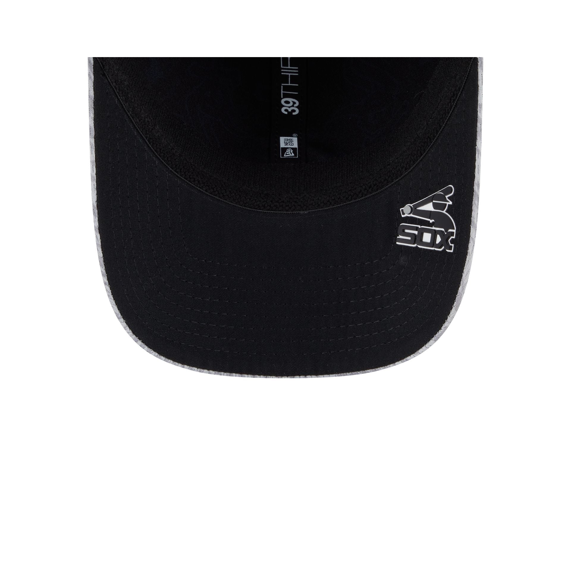 Chicago White Sox 2025 Clubhouse Gray 39THIRTY Stretch Fit