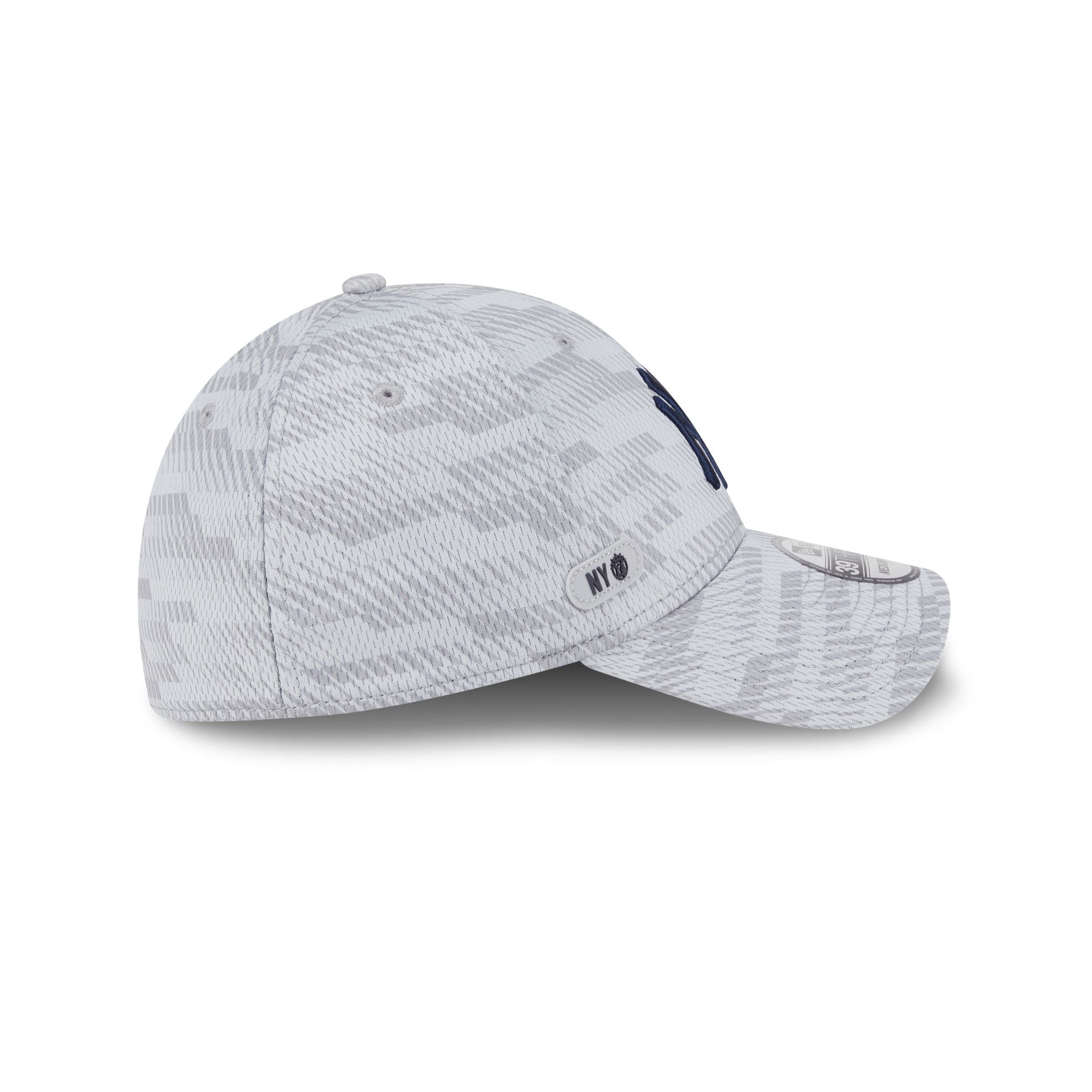 New York Yankees 2025 Clubhouse Gray 39THIRTY Stretch Fit