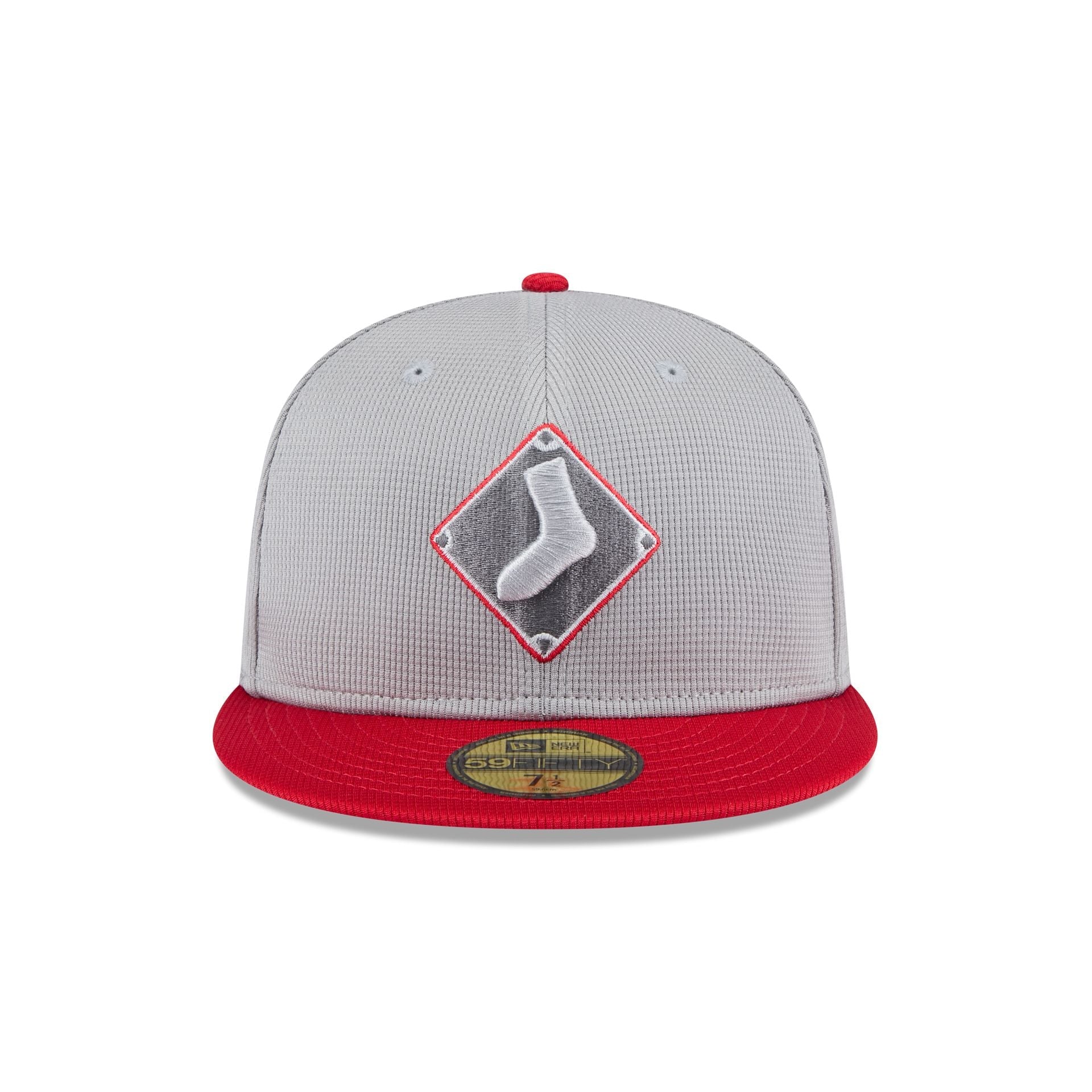 Chicago White Sox 2025 Batting Practice Gray 59FIFTY Fitted Hat
