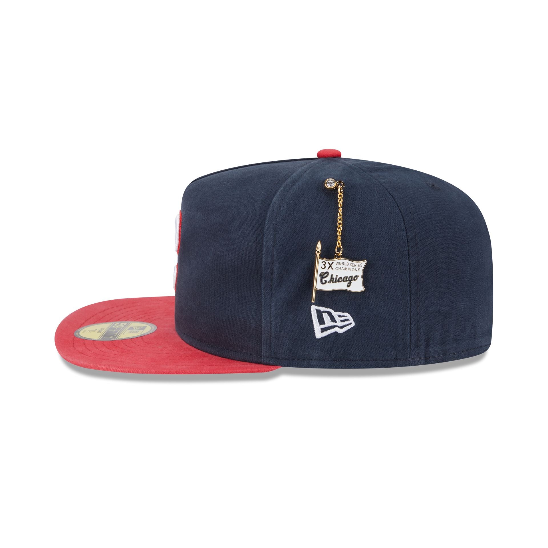 Chicago White Sox Championship Side Flag 59FIFTY A-Frame Fitted Hat