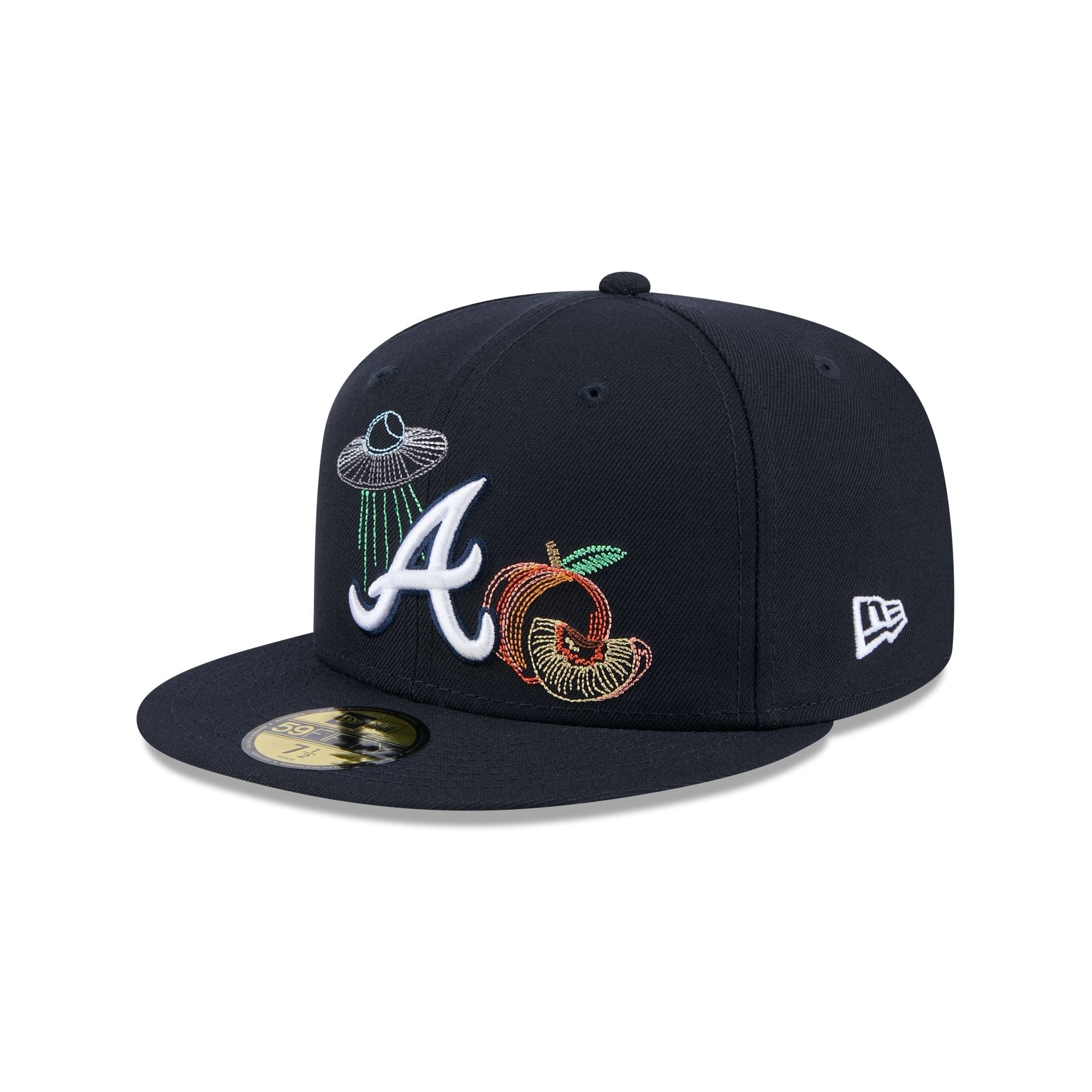 Atlanta Braves State Stitch 59FIFTY Fitted Hat