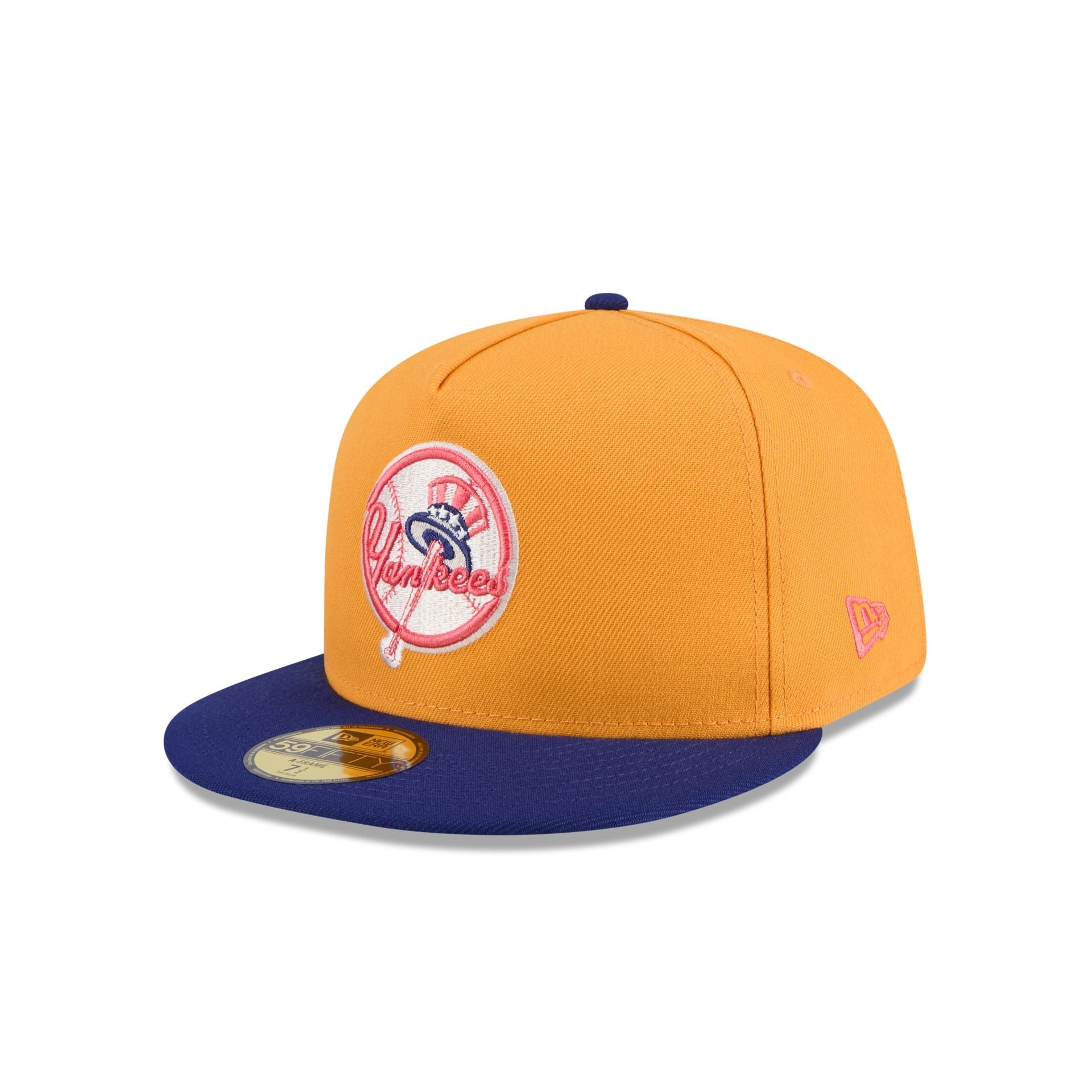 New York Yankees Gold 59FIFTY A-Frame Fitted Hat