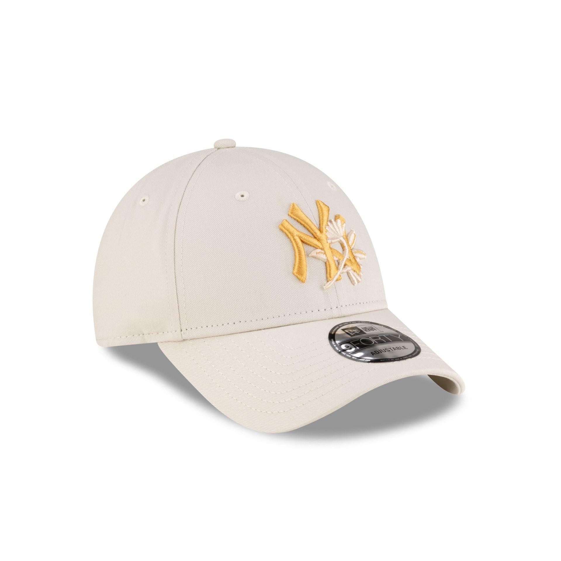 New York Yankees Floral Ivory 9FORTY Adjustable Hat