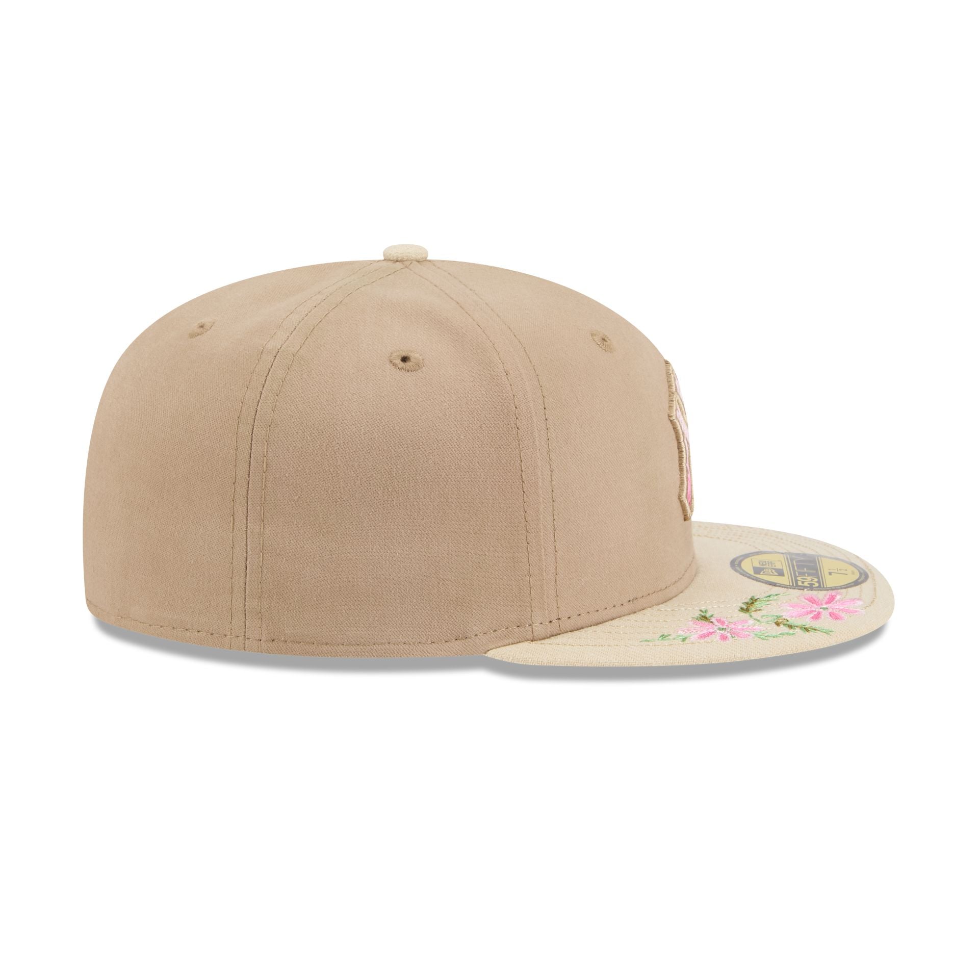 New York Yankees Hand Stitched Floral 59FIFTY Fitted Hat