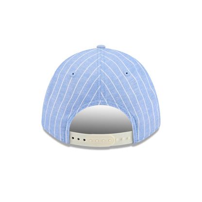 Chicago White Sox Pinstripe Linen 9FORTY M-Crown A-Frame Snapback Hat