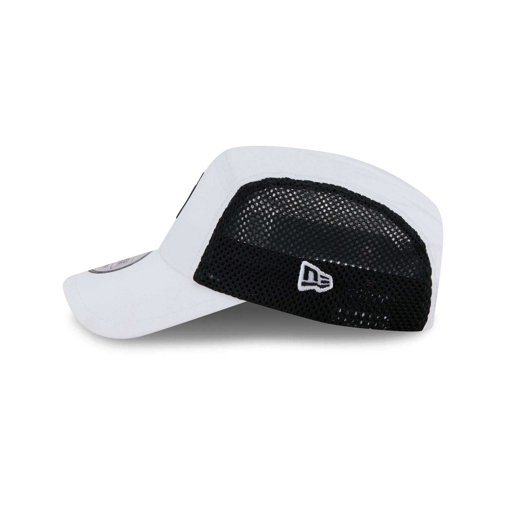 New York Yankees White Poly Runner Adjustable Hat