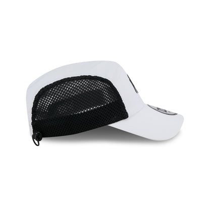 New York Yankees White Poly Runner Adjustable Hat