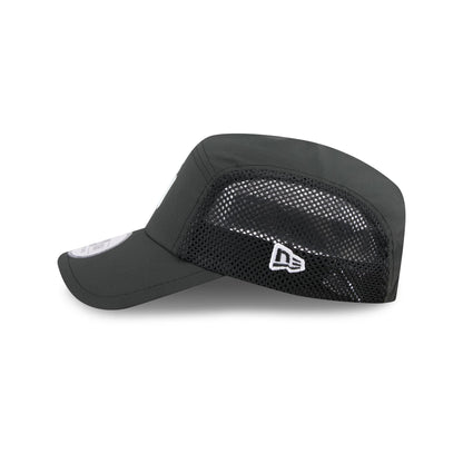 New York Yankees Black Poly Runner Adjustable Hat