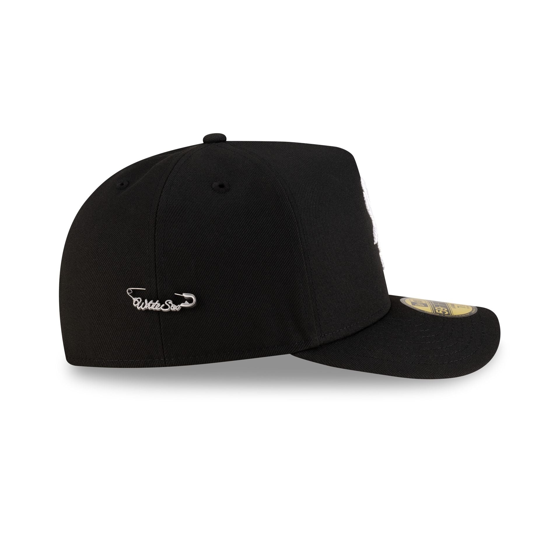 Chicago White Sox Script Safety Pin 59FIFTY A-Frame Fitted Hat