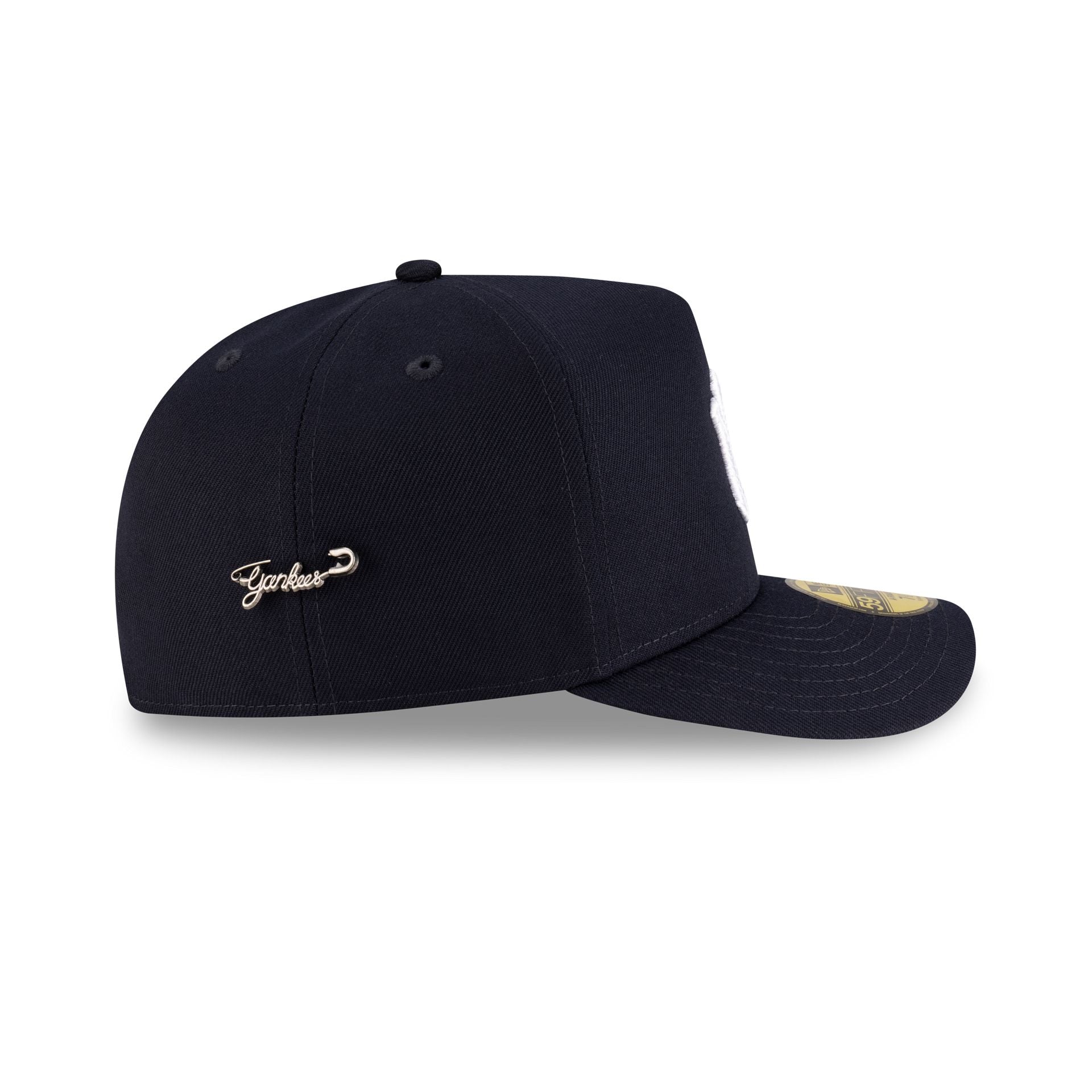 New York Yankees Script Safety Pin 59FIFTY A-Frame Fitted Hat