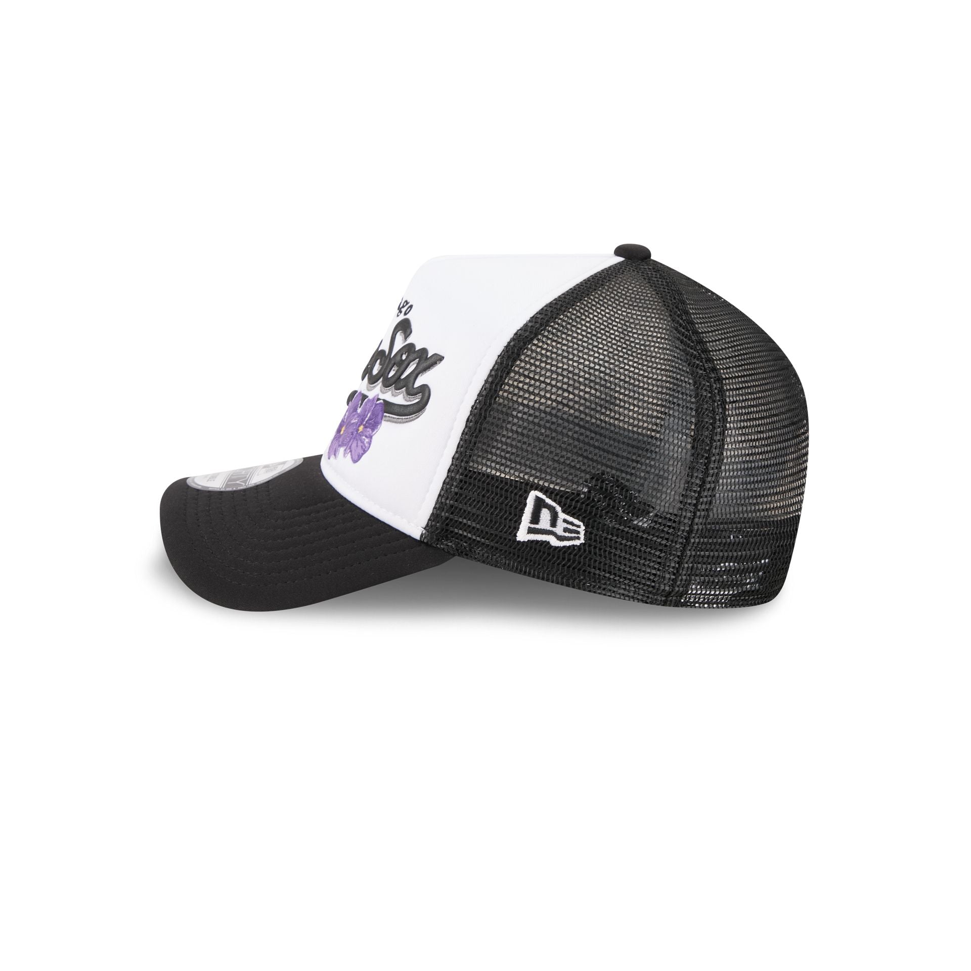Chicago White Sox State Flower 9FORTY A-Frame Trucker Hat