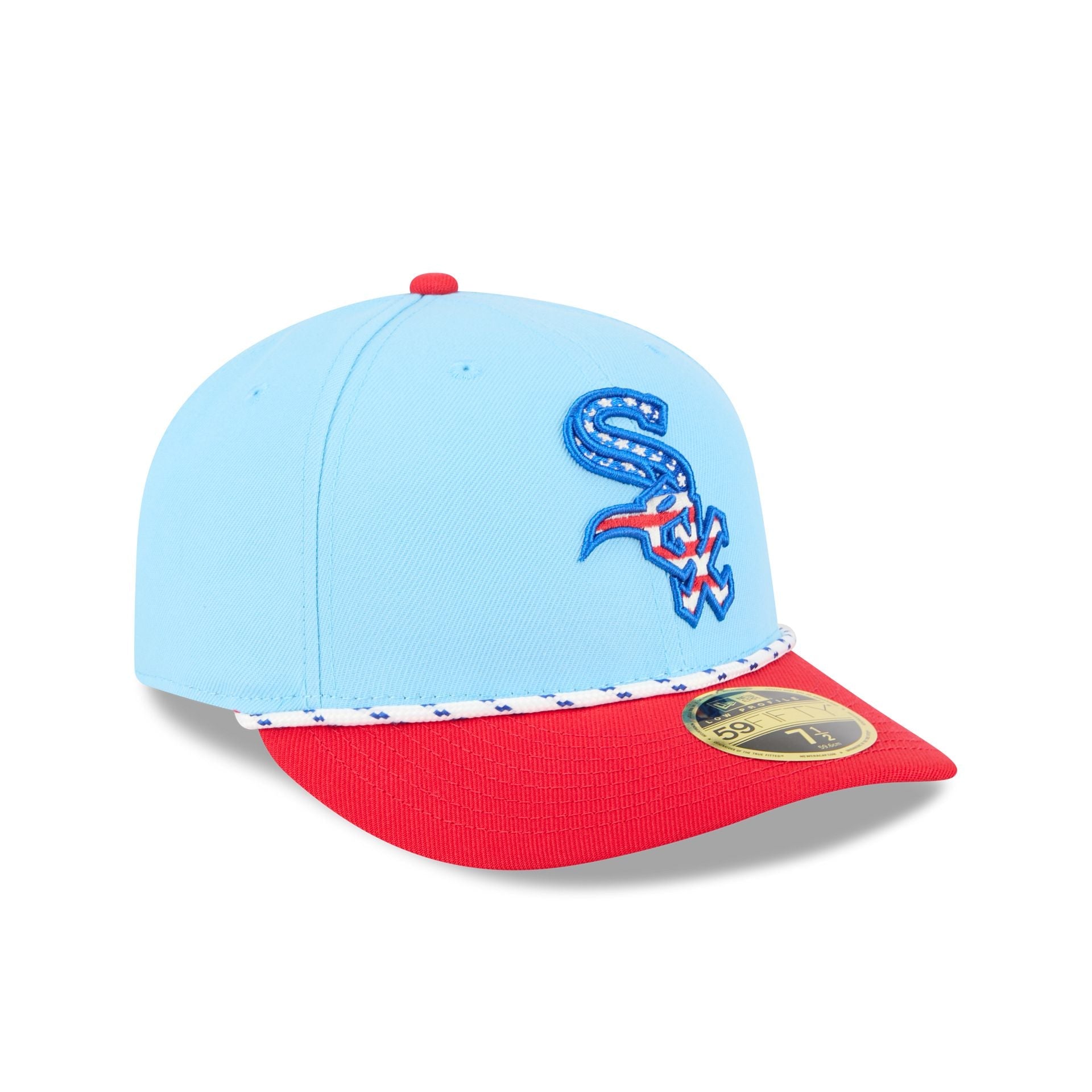 Chicago White Sox Independence Day 2025 Low Profile 59FIFTY Fitted Hat