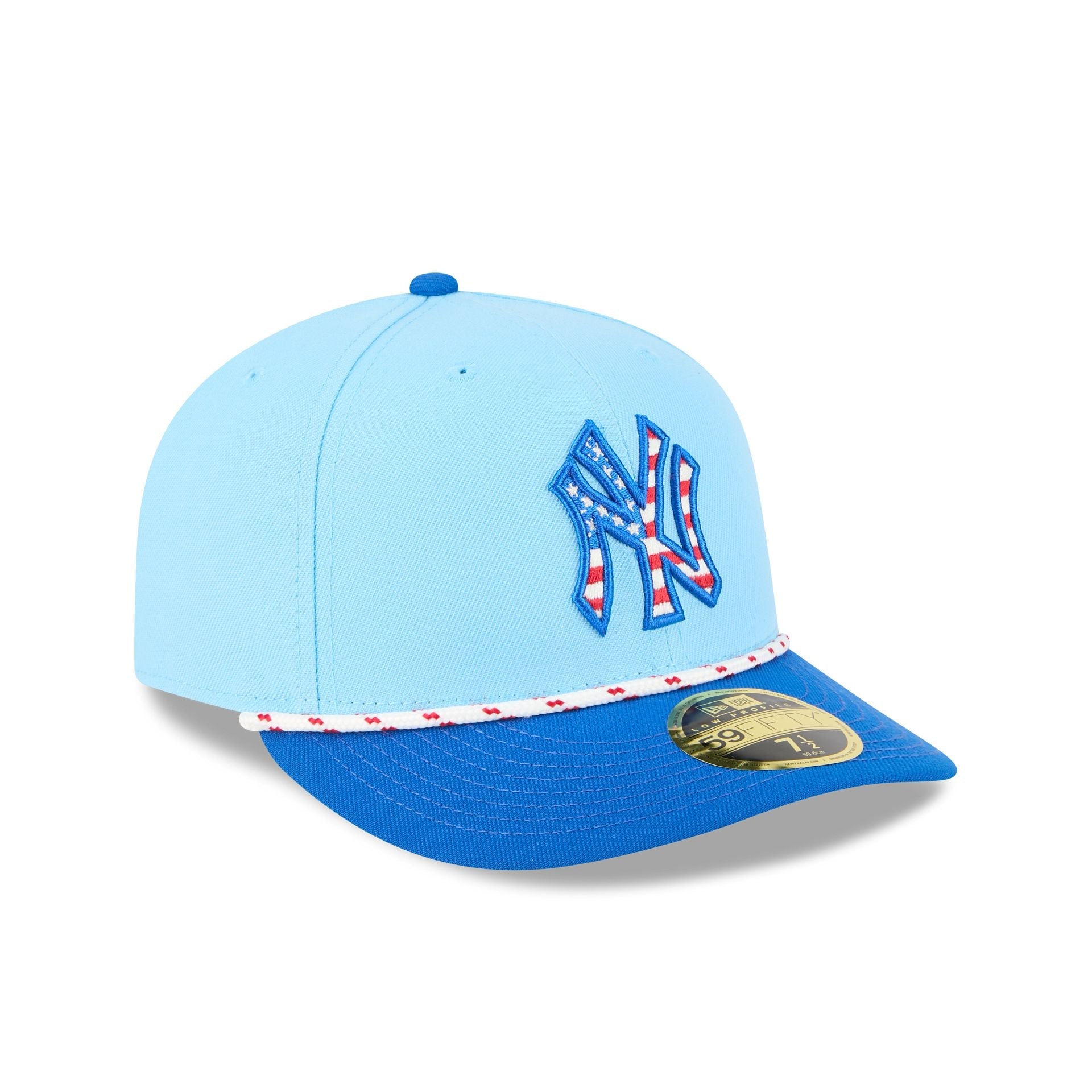 New York Yankees Independence Day 2025 Low Profile 59FIFTY Fitted Hat