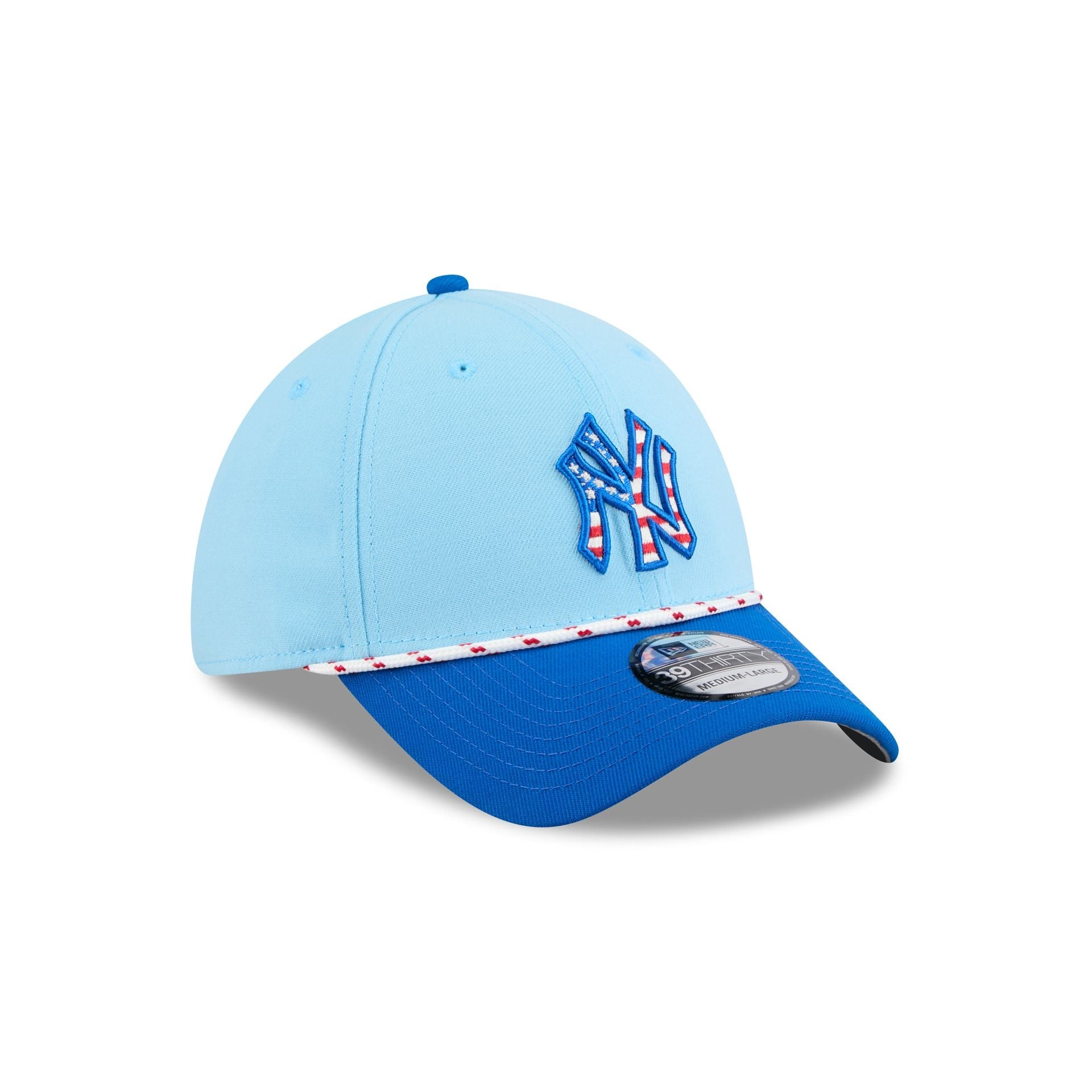New York Yankees Independence Day 2025 39THIRTY Stretch Fit Hat
