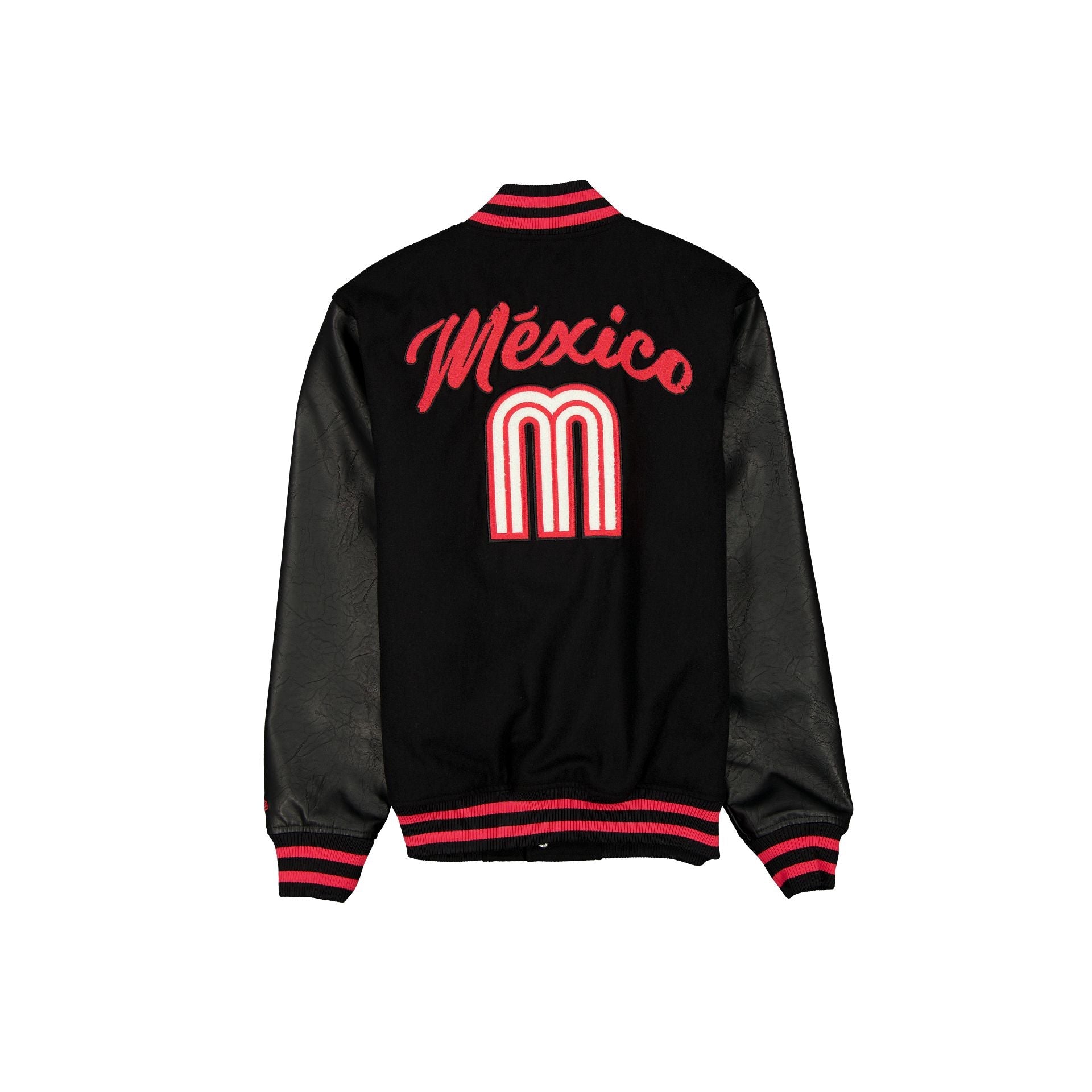 Mexico Baseball Black Bomber Jacket