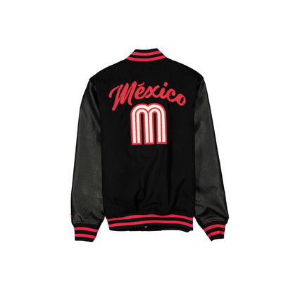 Mexico Baseball Black Bomber Jacket