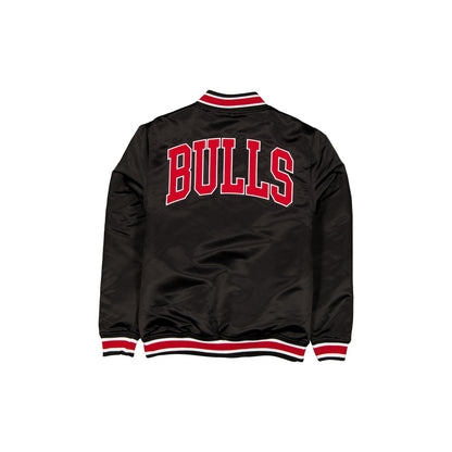 Chicago Bulls Sport Classics Black Satin Jacket