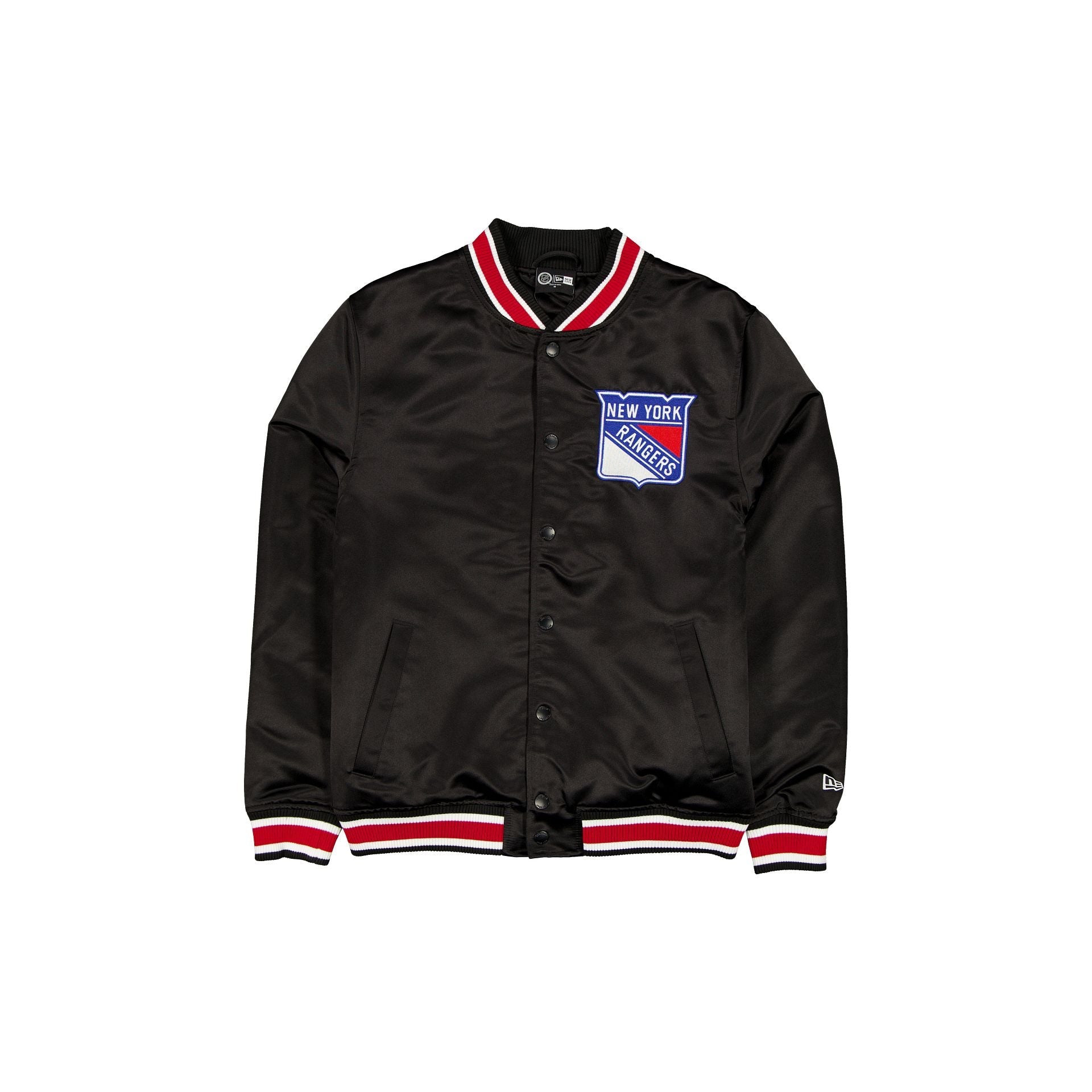 New York Rangers Sport Classics Black Satin Jacket