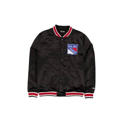 New York Rangers Sport Classics Black Satin Jacket
