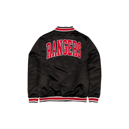 New York Rangers Sport Classics Black Satin Jacket