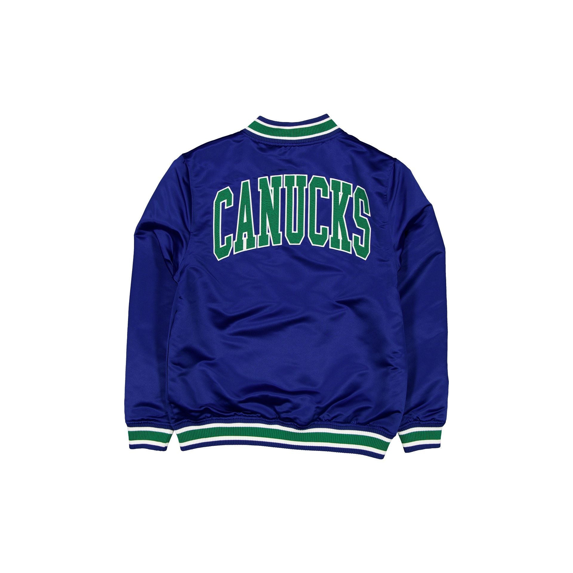 Vancouver Canucks Sport Classics Blue Satin Jacket