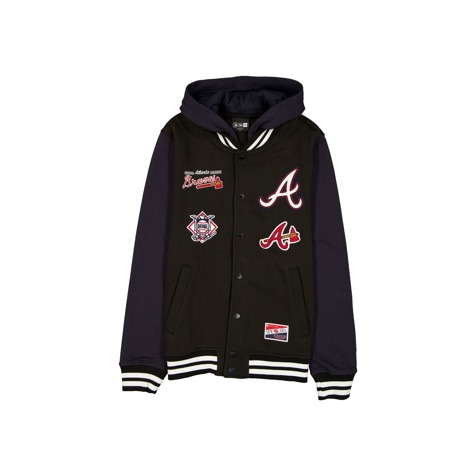 Atlanta Braves Throwback Black Jacket