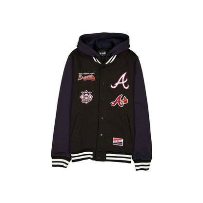 Atlanta Braves Throwback Black Jacket