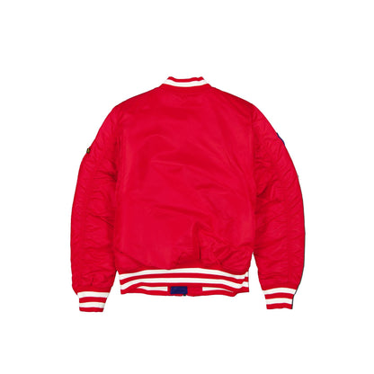 Alpha Industries x Philadelphia Phillies Red MA-1 Bomber Jacket