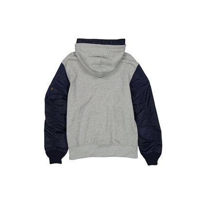 Alpha Industries x Denver Broncos Gray MA-1 Full Zip Fleece Jacket