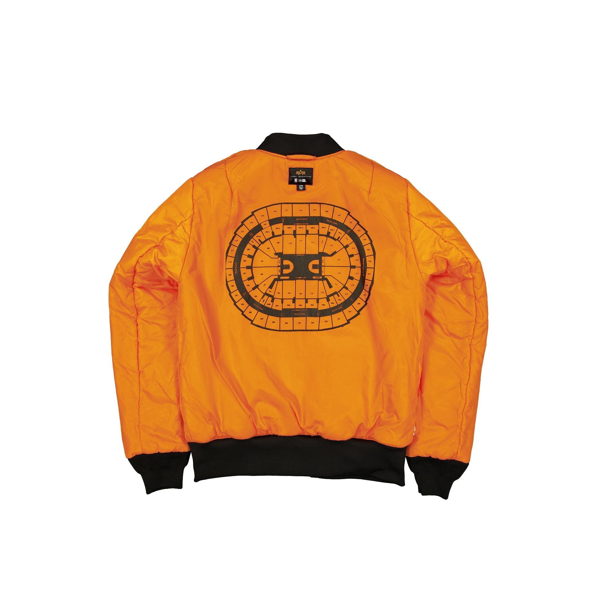 Alpha Industries x Los Angeles Lakers Black Camo MA-1 Bomber Jacket