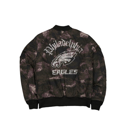 Alpha Industries x Philadelphia Eagles Black Camo MA-1 Bomber Jacket