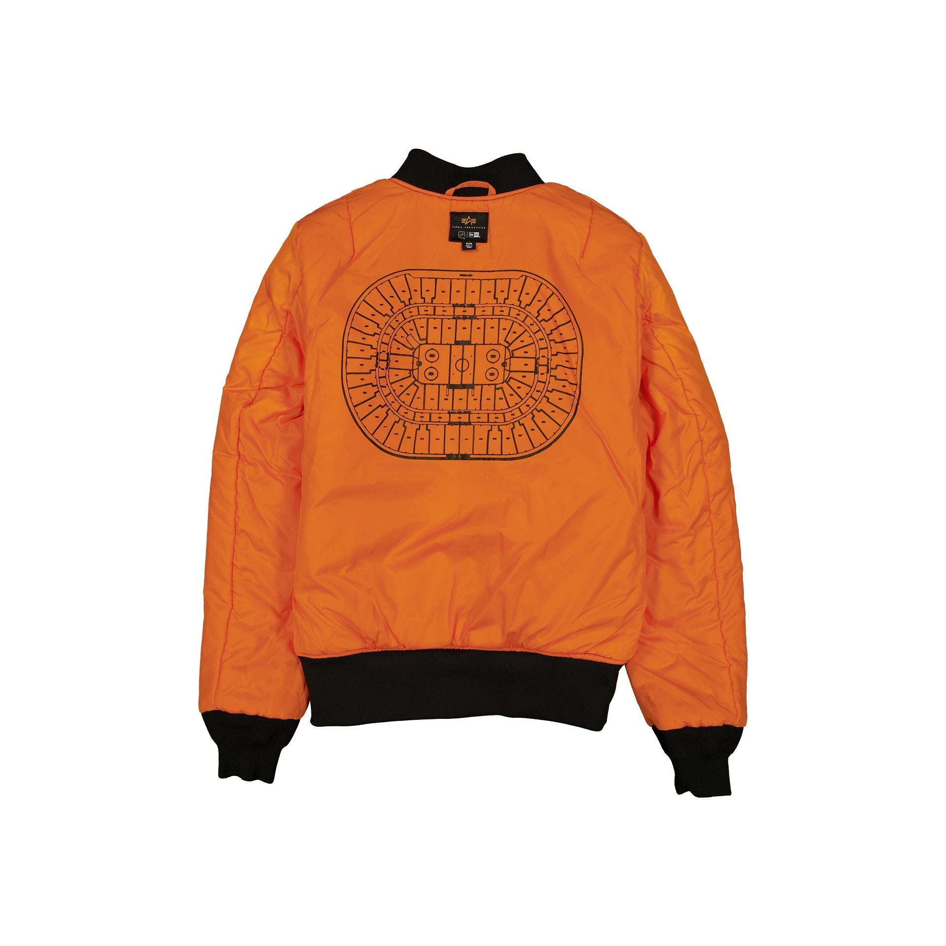 Alpha Industries x Anaheim Ducks Black Camo MA-1 Bomber Jacket